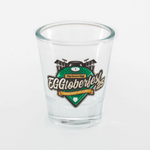 25th Annual EGGtoberfest Logo Shot Glass