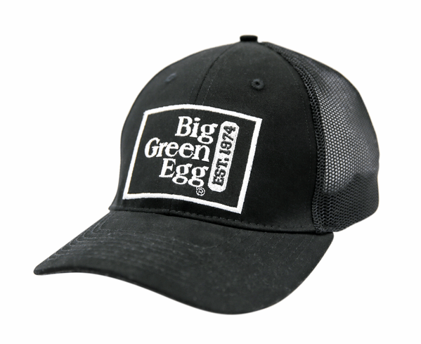 Big Green Egg Black Logo Baseball Hat