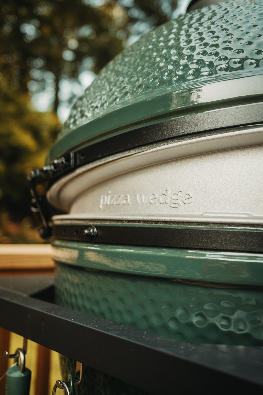 pizza wedge on grill