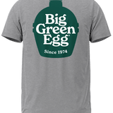 Big Green Egg Men's Gray T-Shirt - BGE Logo - Medium