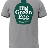 Big Green Egg Men's Gray T-Shirt - BGE Logo - 3XL