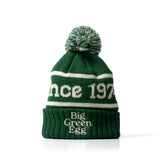 Big green egg green beanie with pom