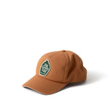 brown baseball cap