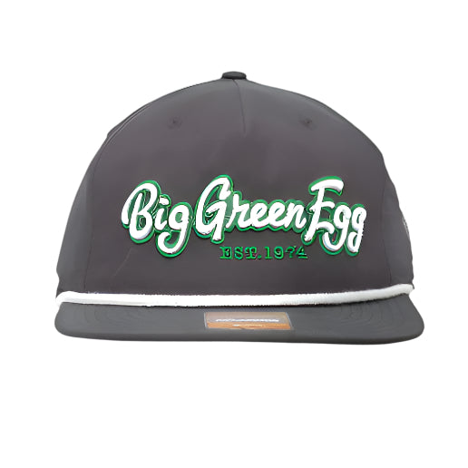 Gray embroidered hat