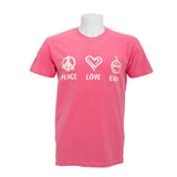 Pink “Peace, Love, EGGs” T-Shirt