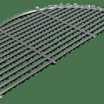 Stainless steel half grid