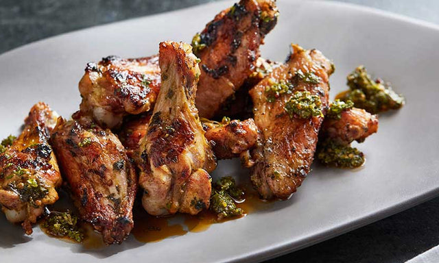 Smoky Grilled Chicken Wings - Image