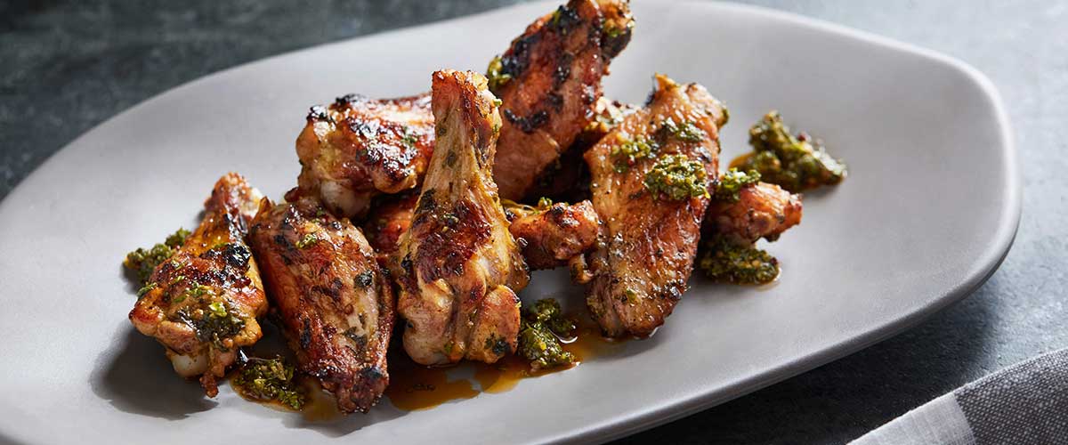 Smoky Grilled Chicken Wings