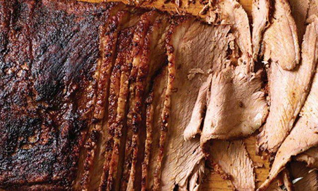 Smoked Flat-Cut Brisket with Coffee