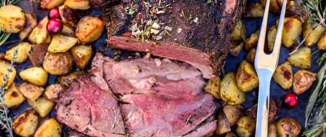 Smoked Leg Of Lamb Recipe With Garlic Wine Butter Sauce