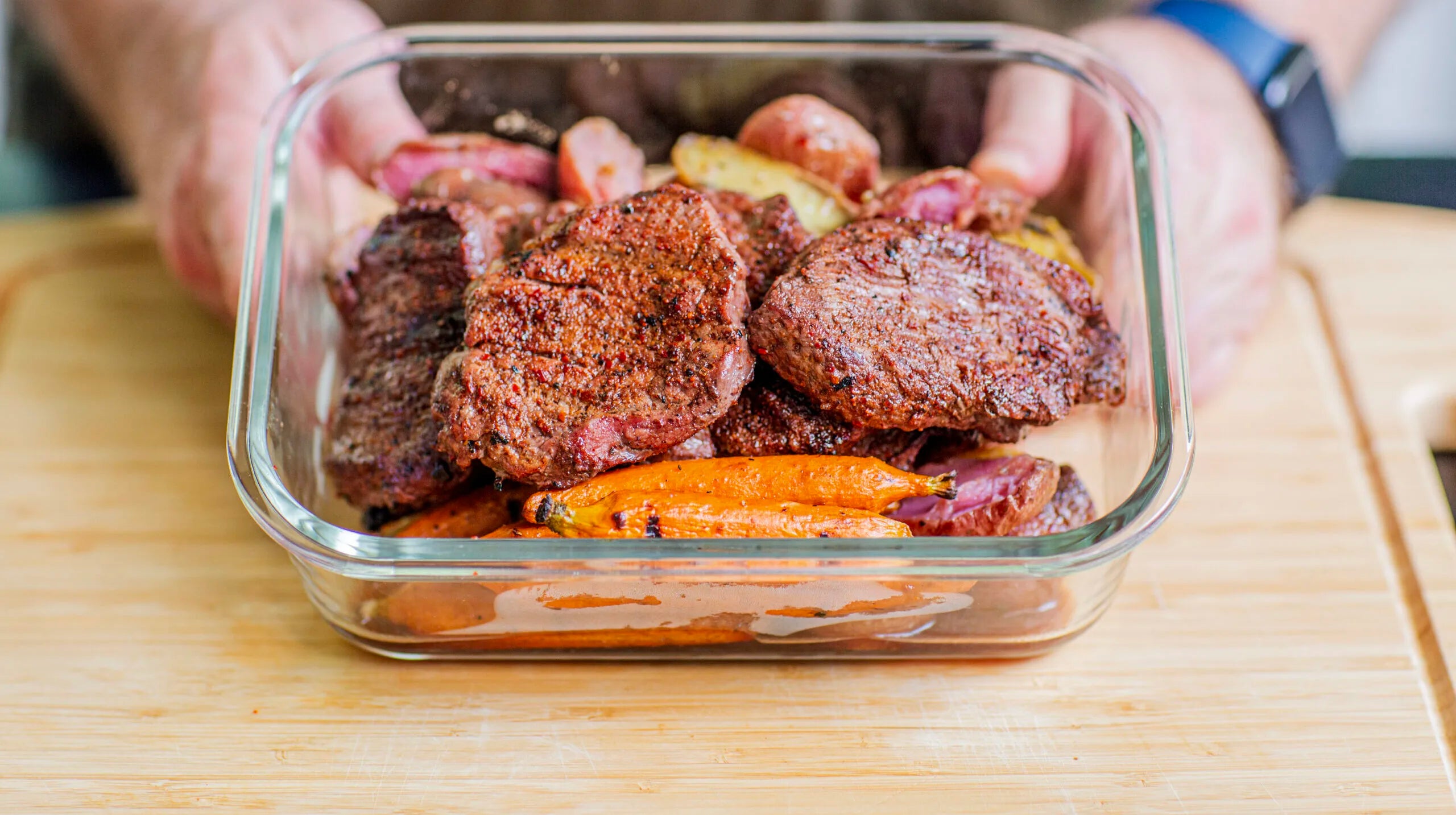 Moroccan Lamb Chops with Grilled Vegetable Couscous