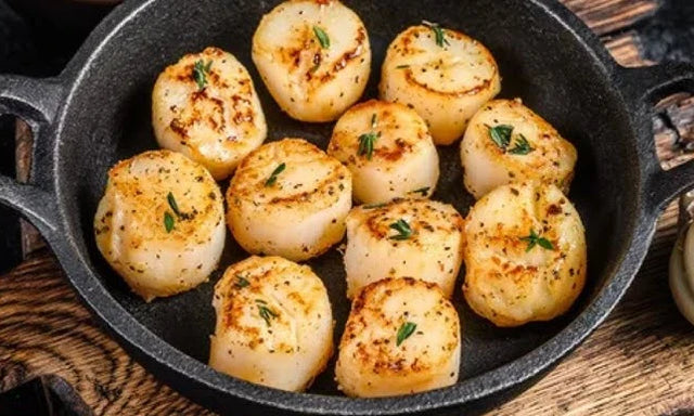 Scallops with Lemon Caper Sauce 