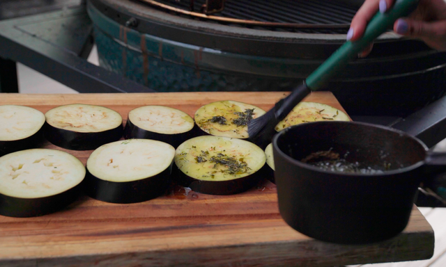 Herb Butter Eggplant
