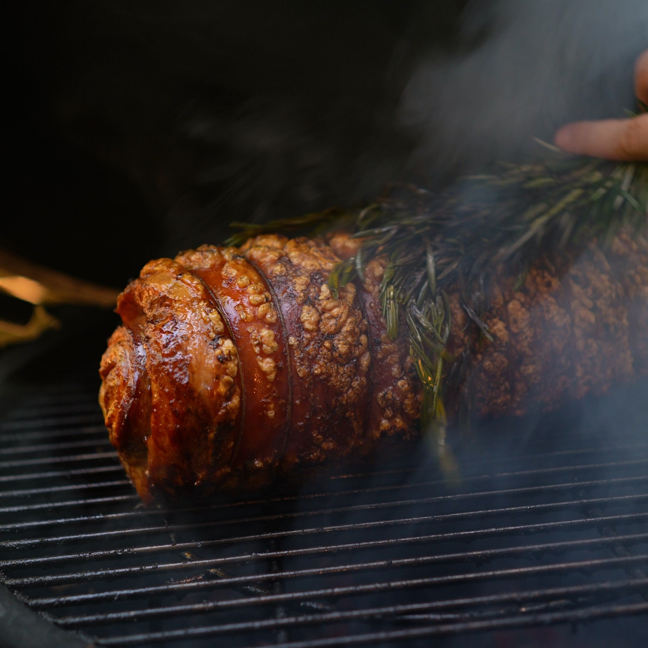 Crispy Pork Belly Stuffed with Chipotle Sausage