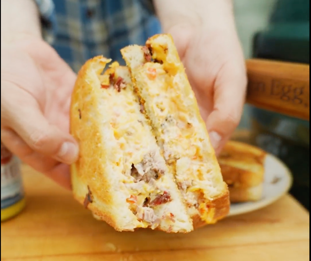 Smoked Brisket Pimento Grilled Cheese