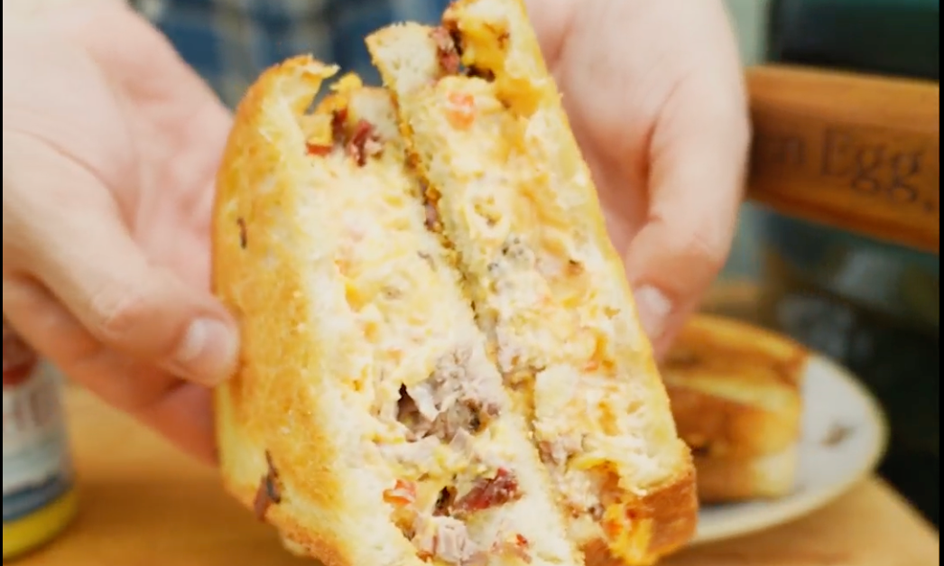 Smoked Brisket Pimento Grilled Cheese