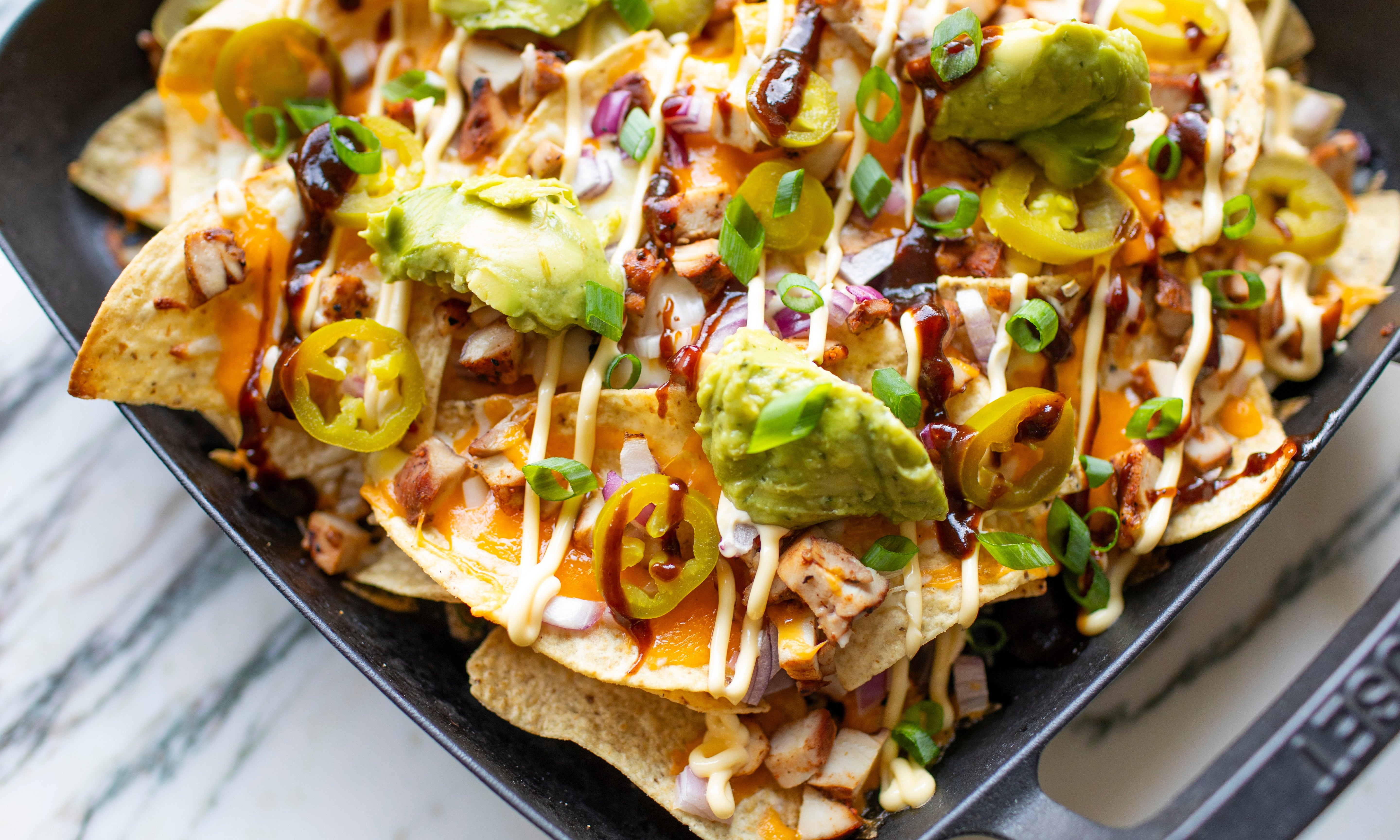 BBQ Chicken Nachos