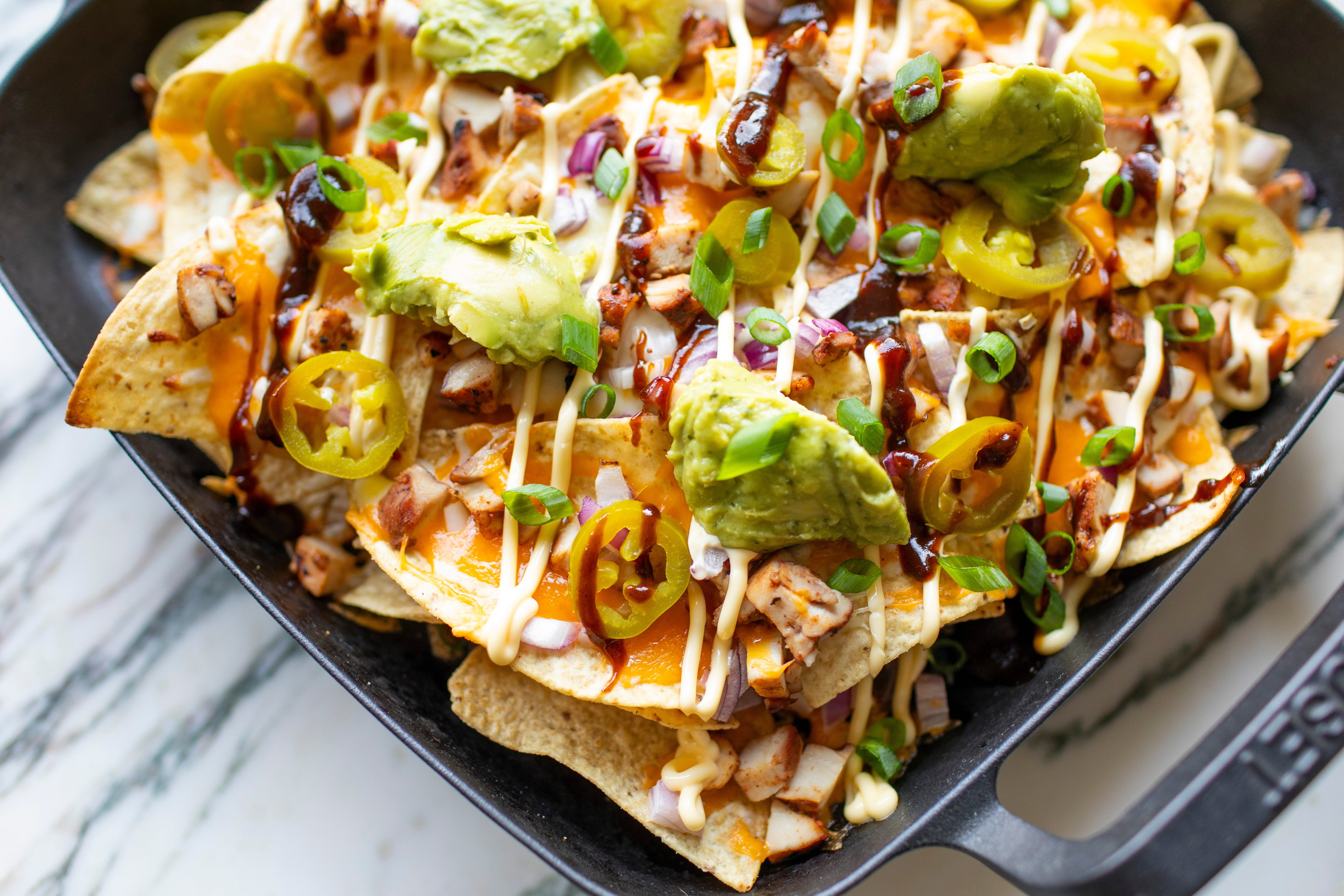 BBQ Chicken Nachos