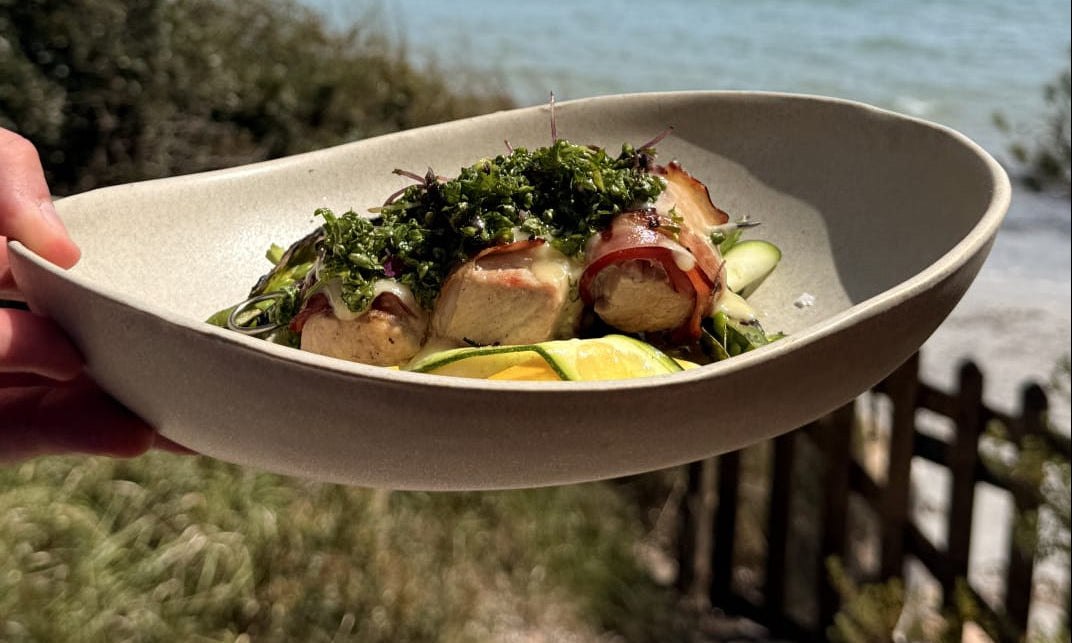 Orloff-Style Veal Skewers with a Southern Twist