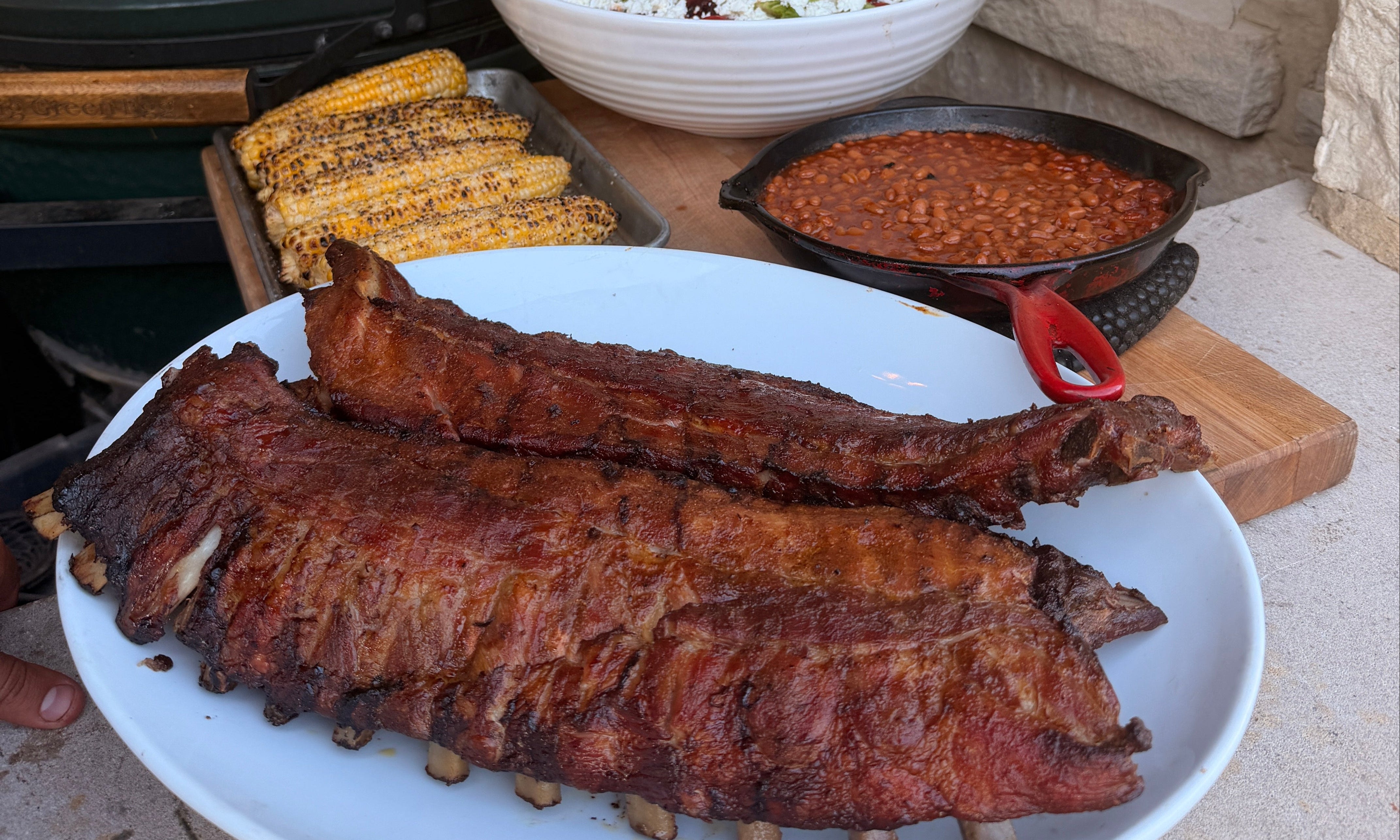 Low & Slow Big Green Egg Baby Back Ribs