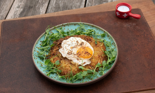 Rosti with Bacon & Fried Egg