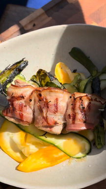 Orloff-Style Veal Skewers with a Southern Twist