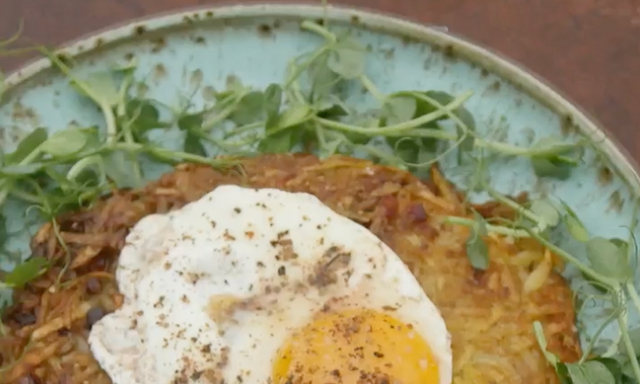 Rosti with Bacon & Fried Egg