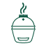 Egg smoke icon