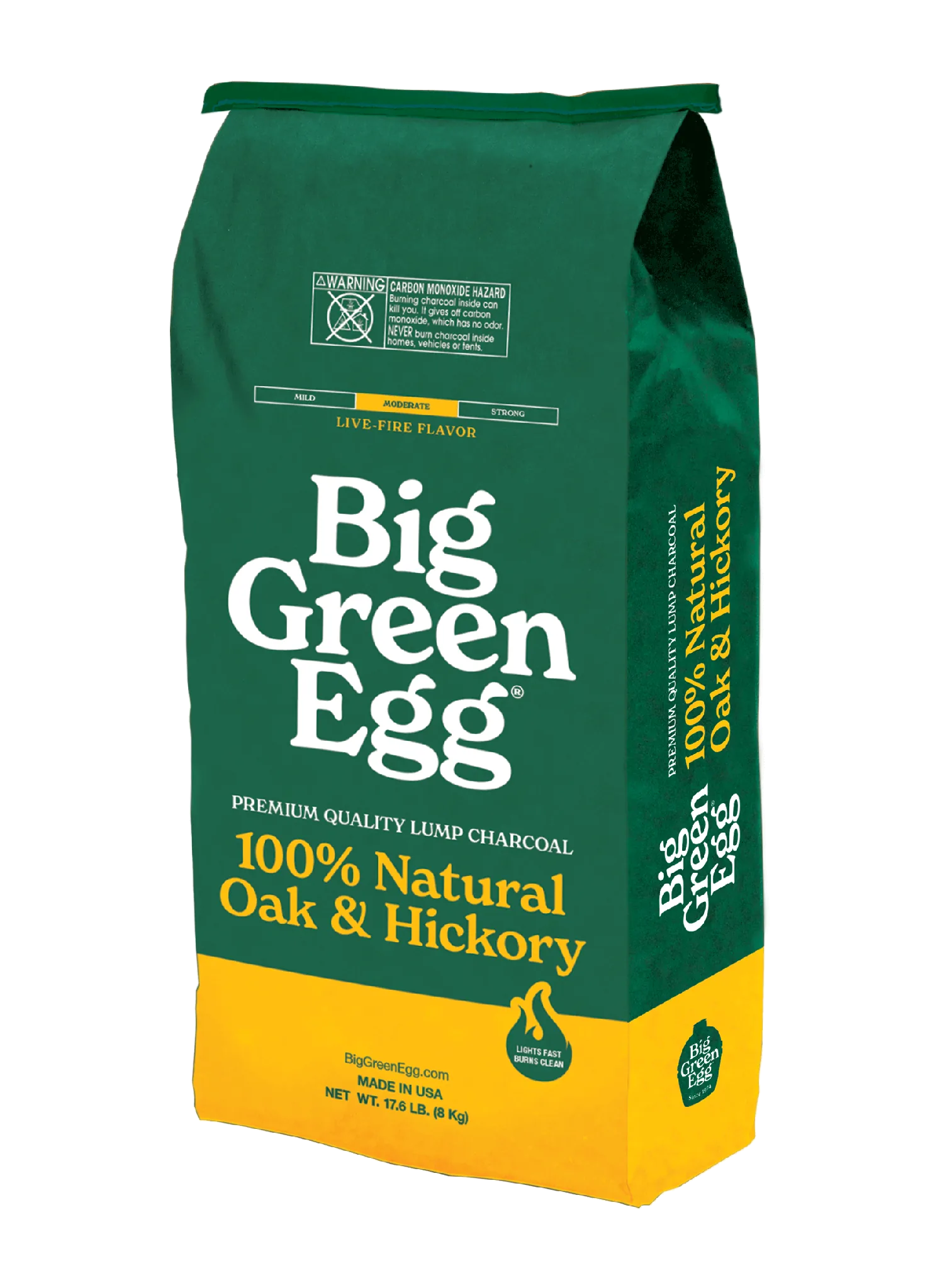 100% Natural Lump Charcoal Oak & Hickory – Big Green Egg