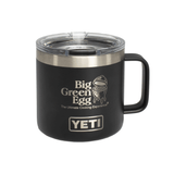 YETI 14 Ounce Rambler Mug with Big Green Egg Logo