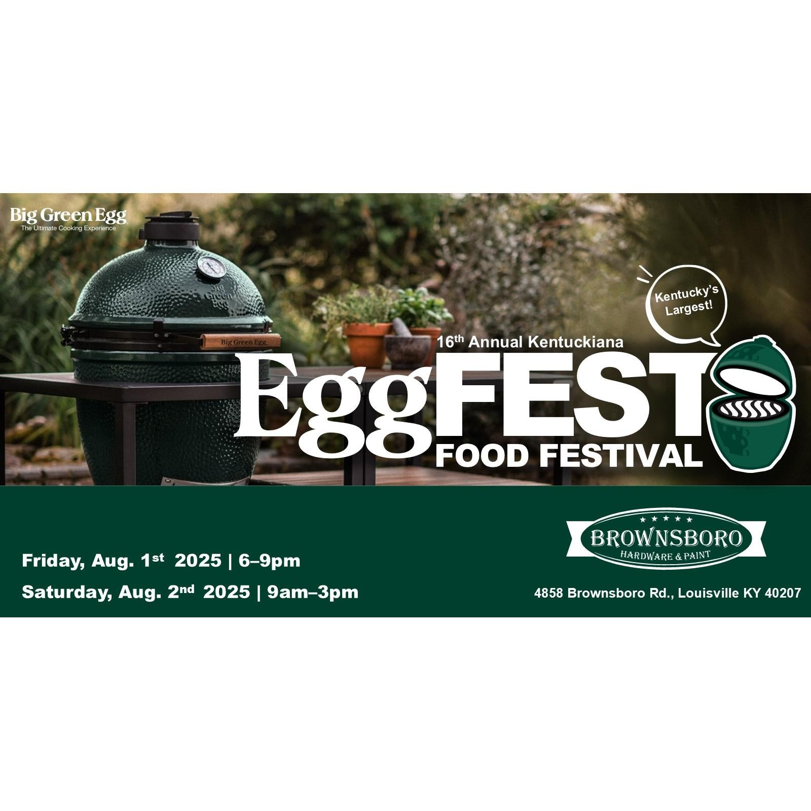 16th Annual Kentuckiana EGGfest Food Festival