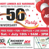 Richert Lumber's 50th Anniversary Event