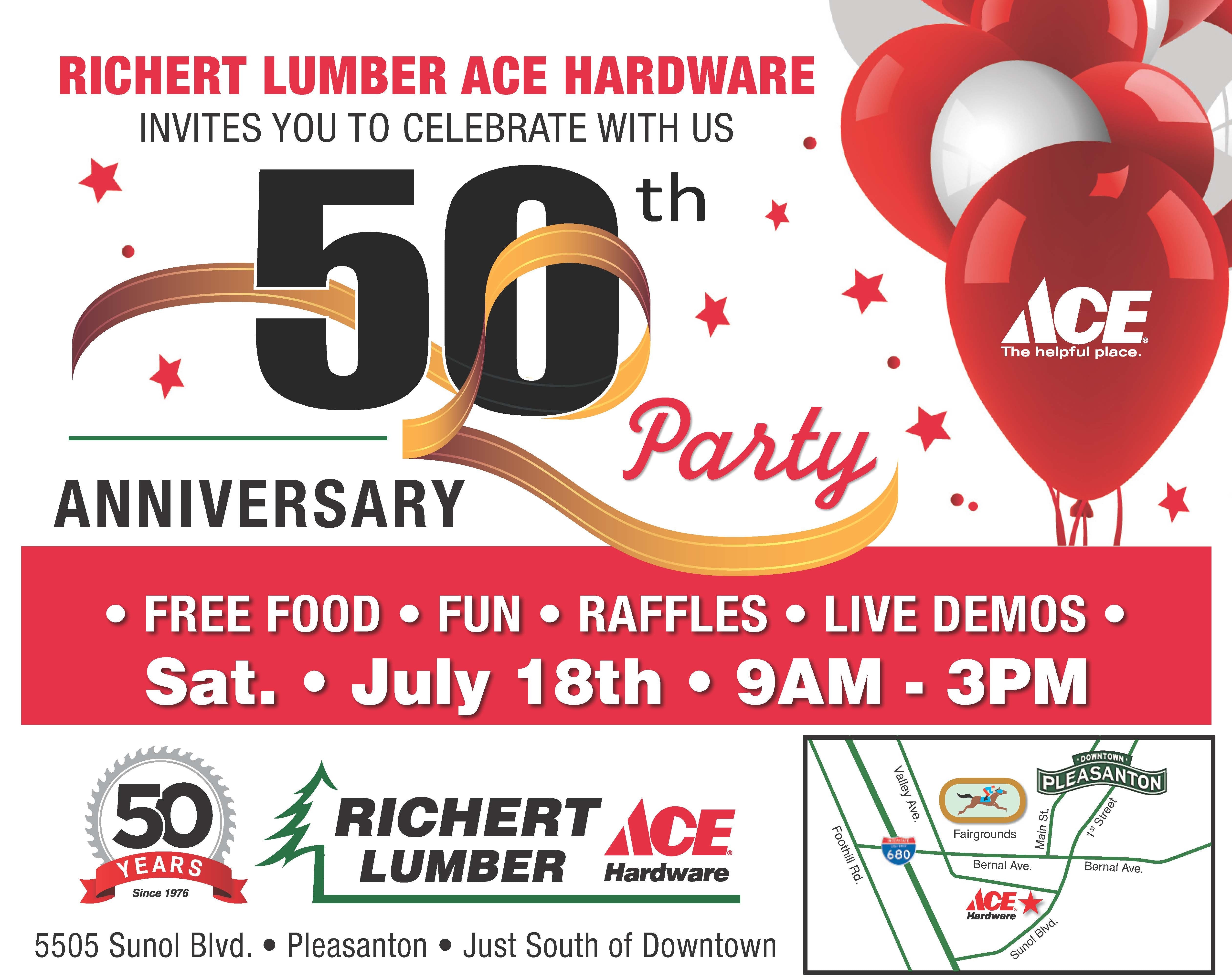 Richert Lumber's 50th Anniversary Event