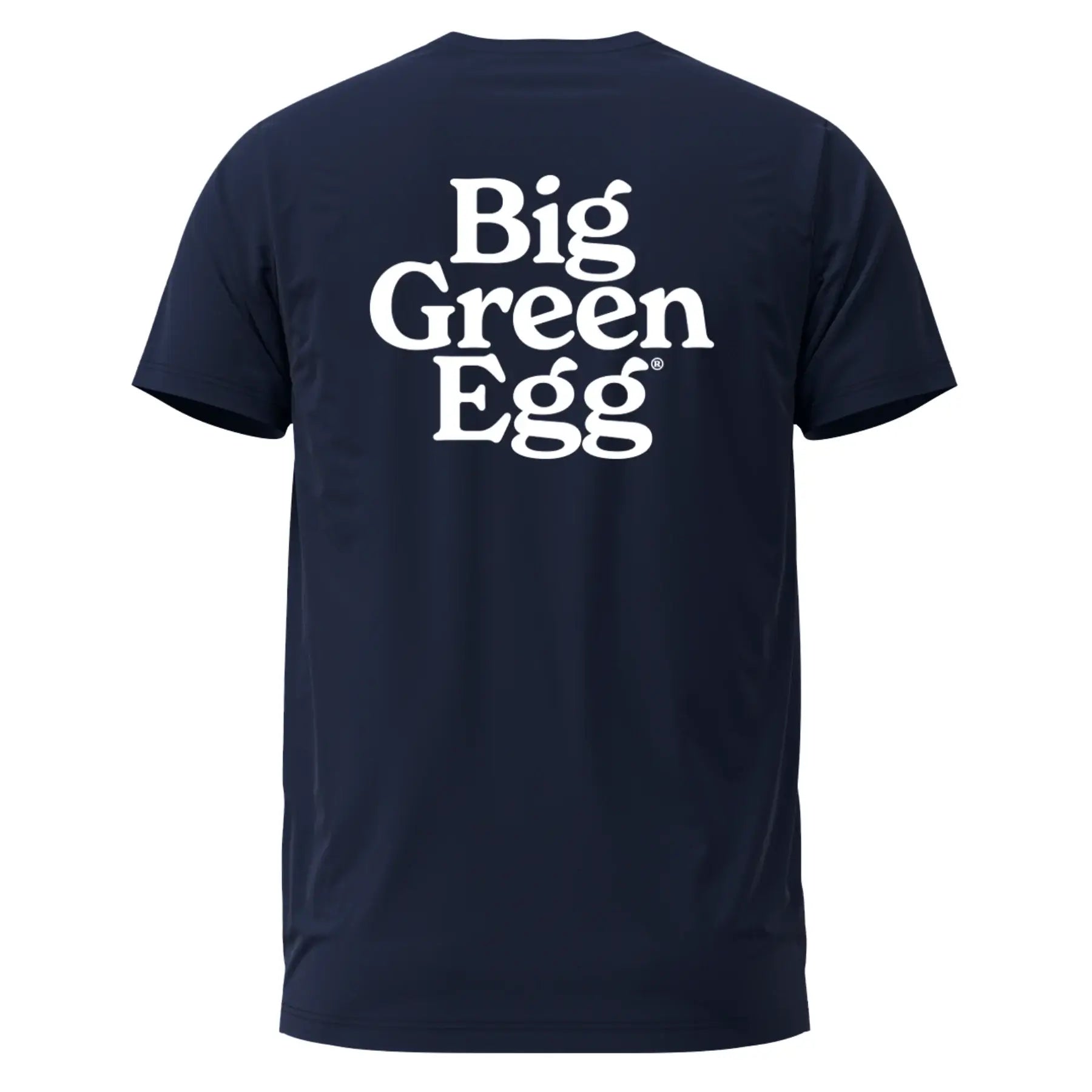 Navy Wordmark T-Shirt – Big Green Egg - Main Image