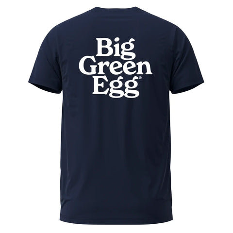 Navy Wordmark T-Shirt – Big Green Egg