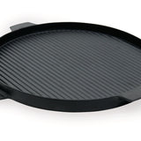 Cast Iron Dual Side Plancha Griddle groove side