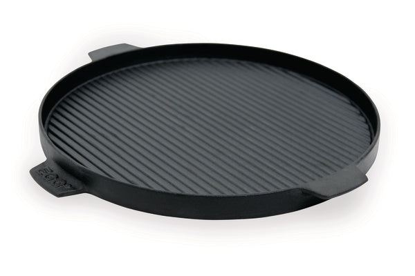 Cast Iron Dual Side Plancha Griddle groove side