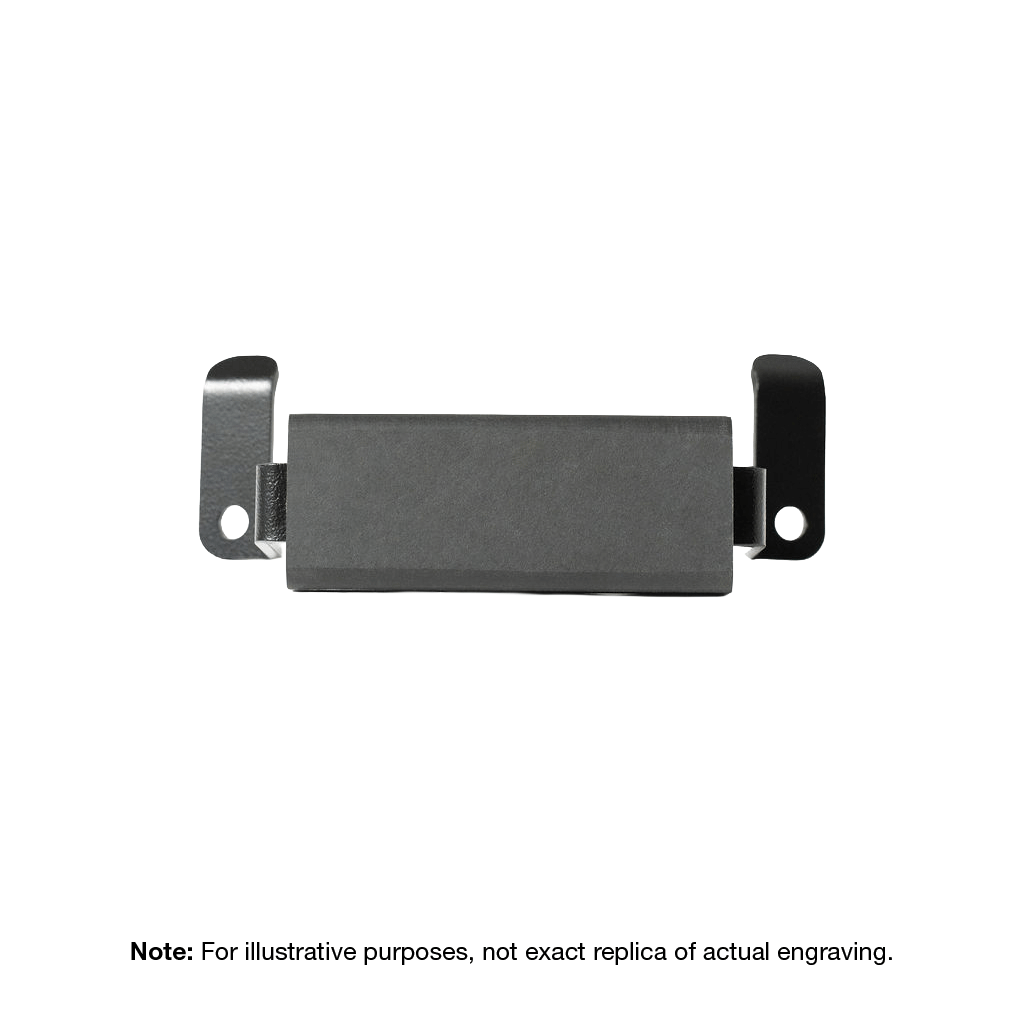 blank customized 4 in black handle