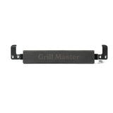 Black wooden handle engraved sample