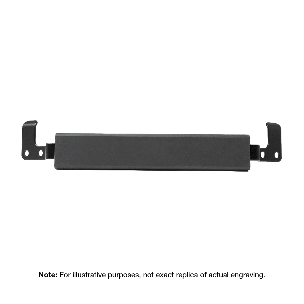 Blank black engravable 9 inch handle