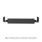 Blank black engravable 9 inch handle