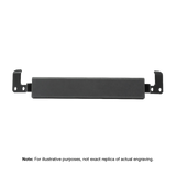 Blank black engravable 9 inch handle