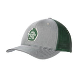 Big Green Egg Silhouette Green & Gray Hat