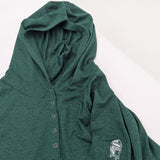 Cutter & Buck Womens Hooded Shirt Hunter