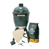 Large Big Green Egg in an intEGGrated Nest+Handler Package