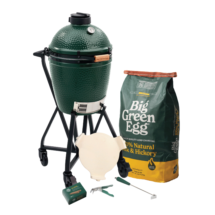 Medium Big Green Egg in an intEGGrated Nest+Handler Package - Buy Online