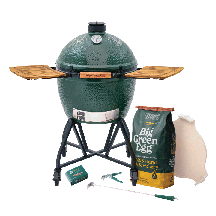 XL Big Green Egg in an intEGGrated Nest+Handler with Mates Package XL Big Green Egg in an intEGGrated Nest+Handler with Mates Package