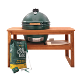 XL Big Green Egg in Acacia Table Package