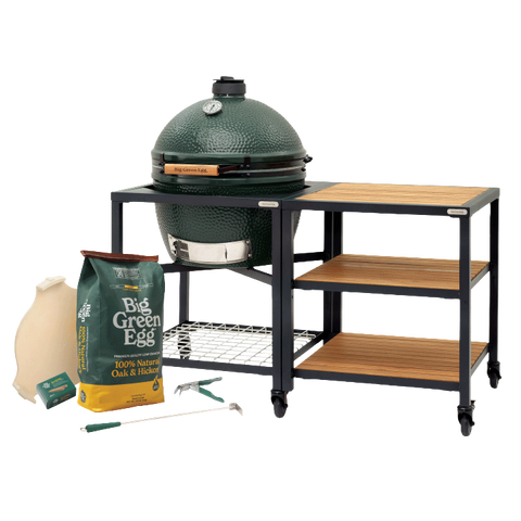 クラブ bigges10.59978 XL Big Green Egg in Modular Nest with Expansion and 3 Acacia
