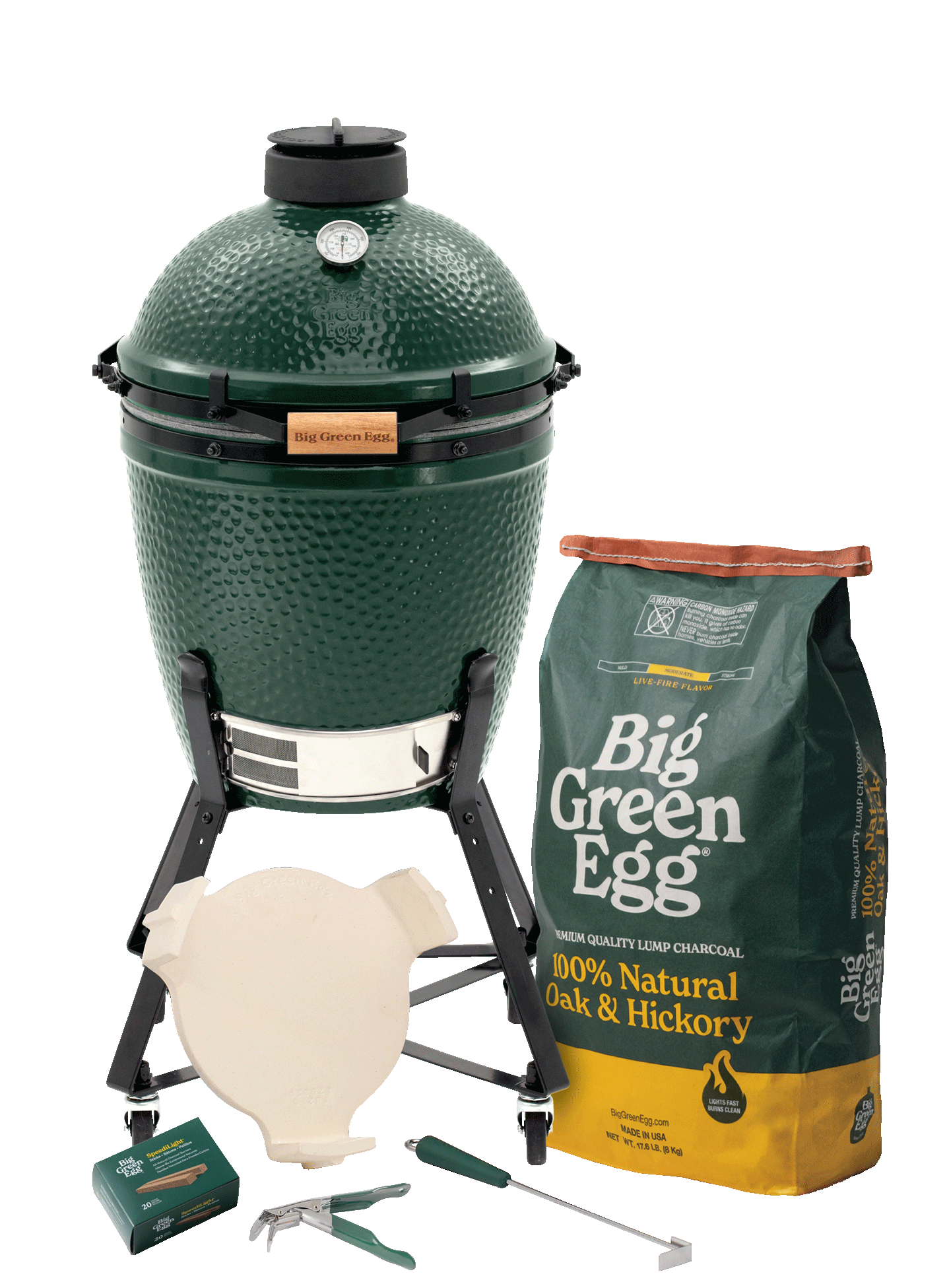 Medium Big Green Egg in Nest Package